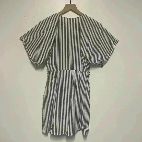 BP | Striped Button Down Mini Dress - Picture 4 of 6